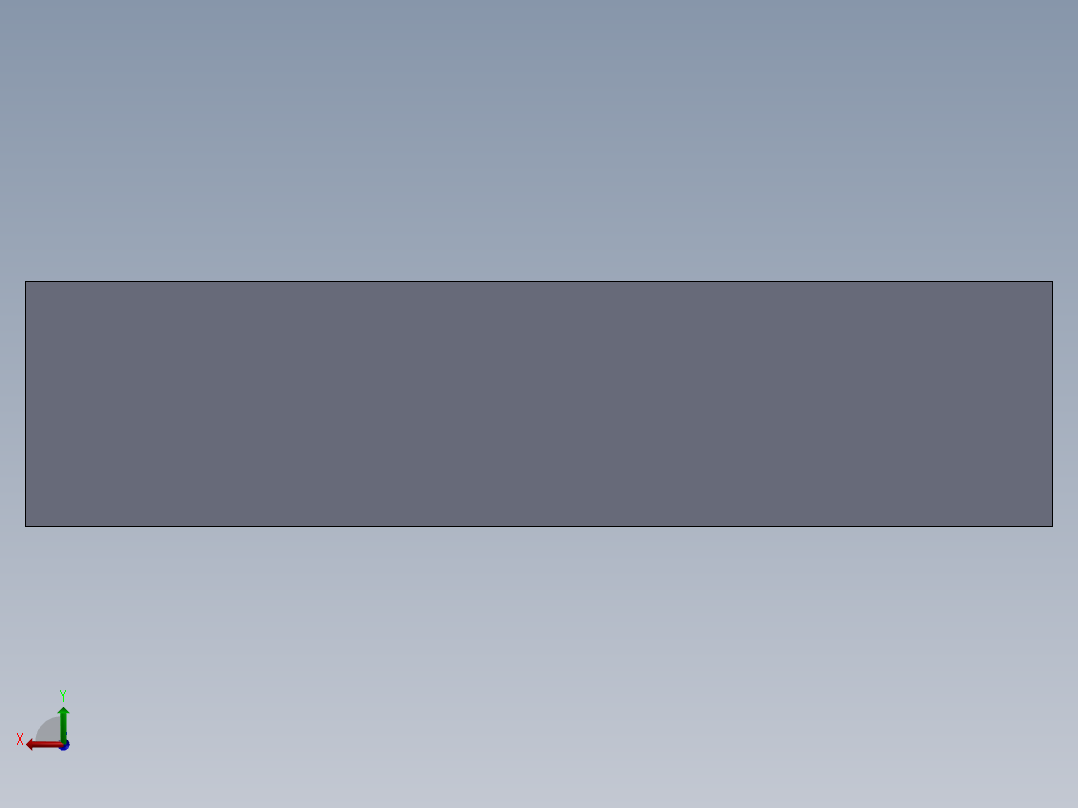 激光切割模型后视图