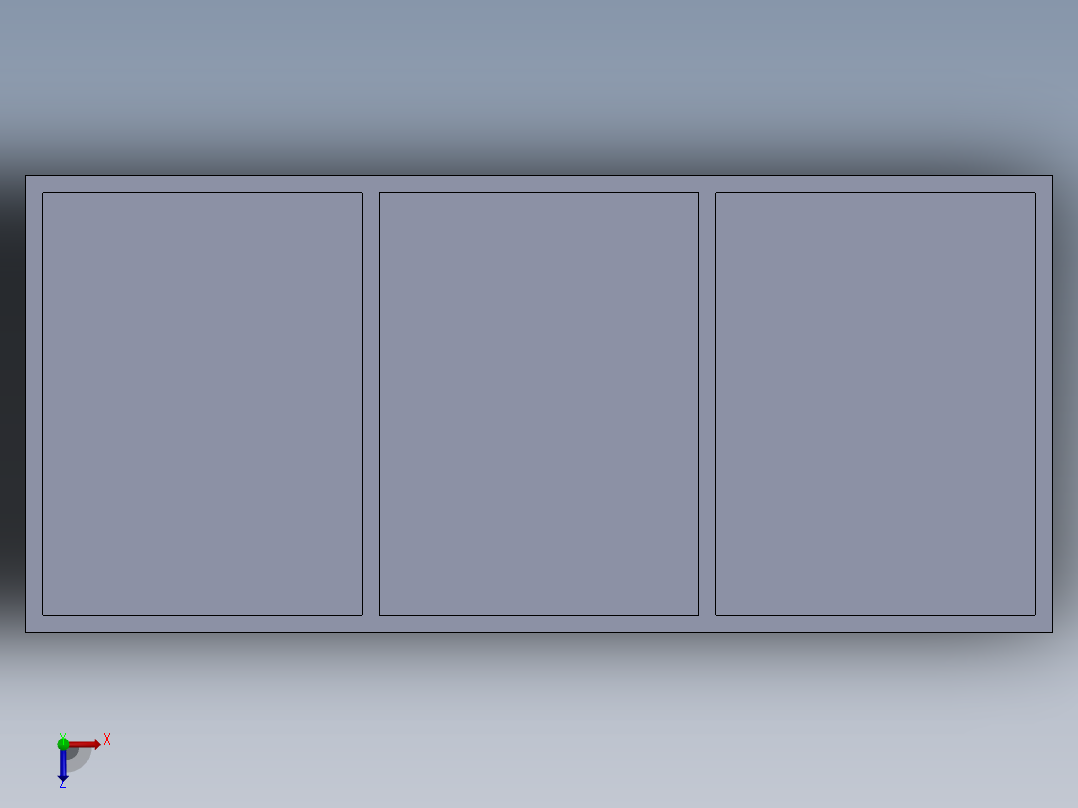 激光切割模型俯视图