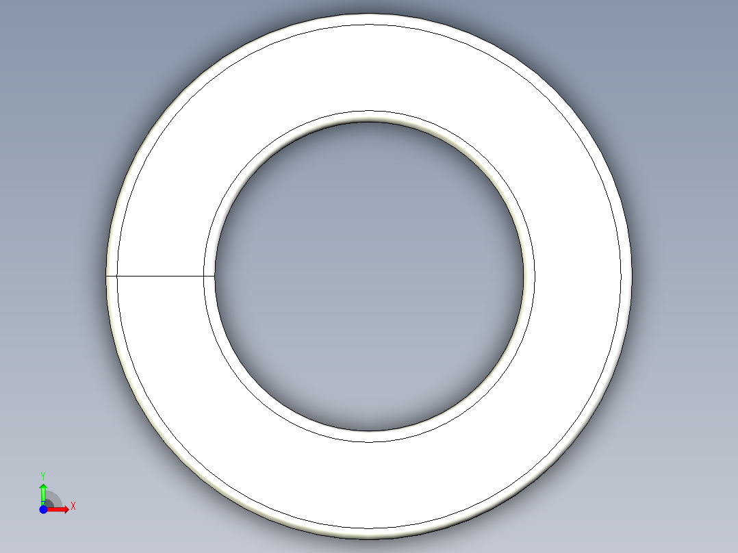 弹簧垫圈-M4前视图