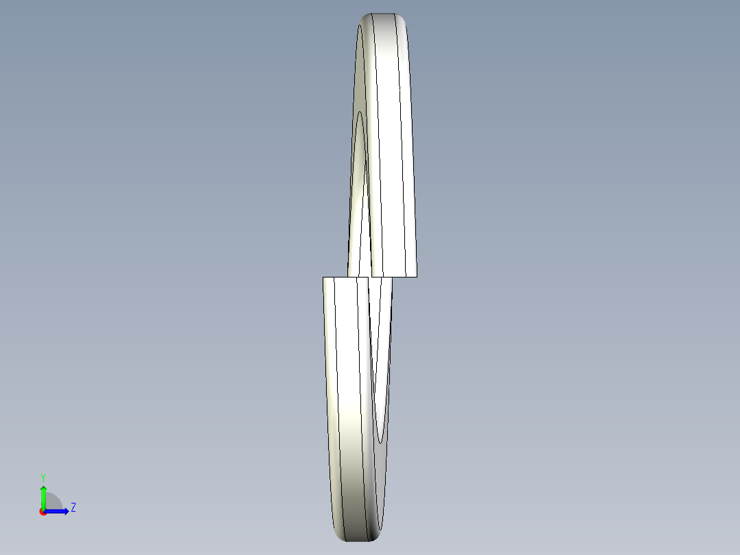 弹簧垫圈-M4左视图
