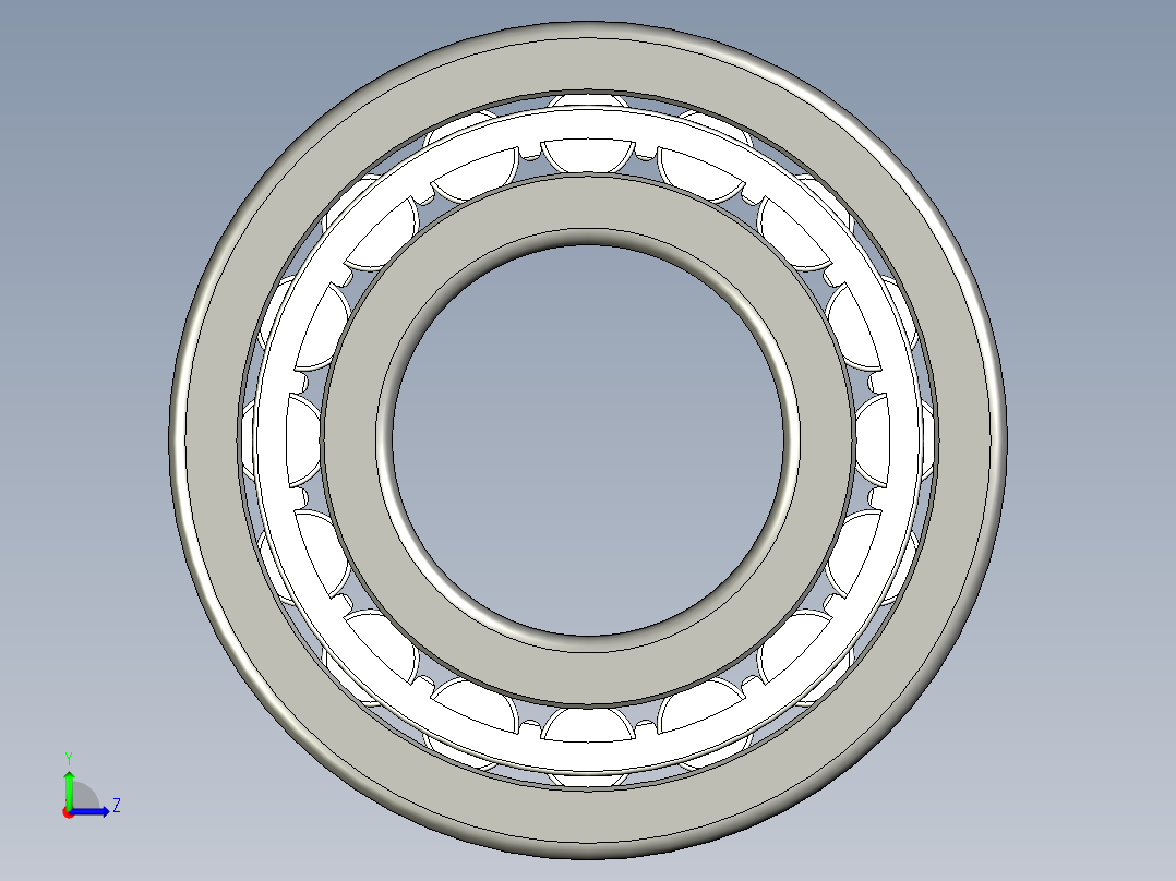 滚动接触轴承（左视图
