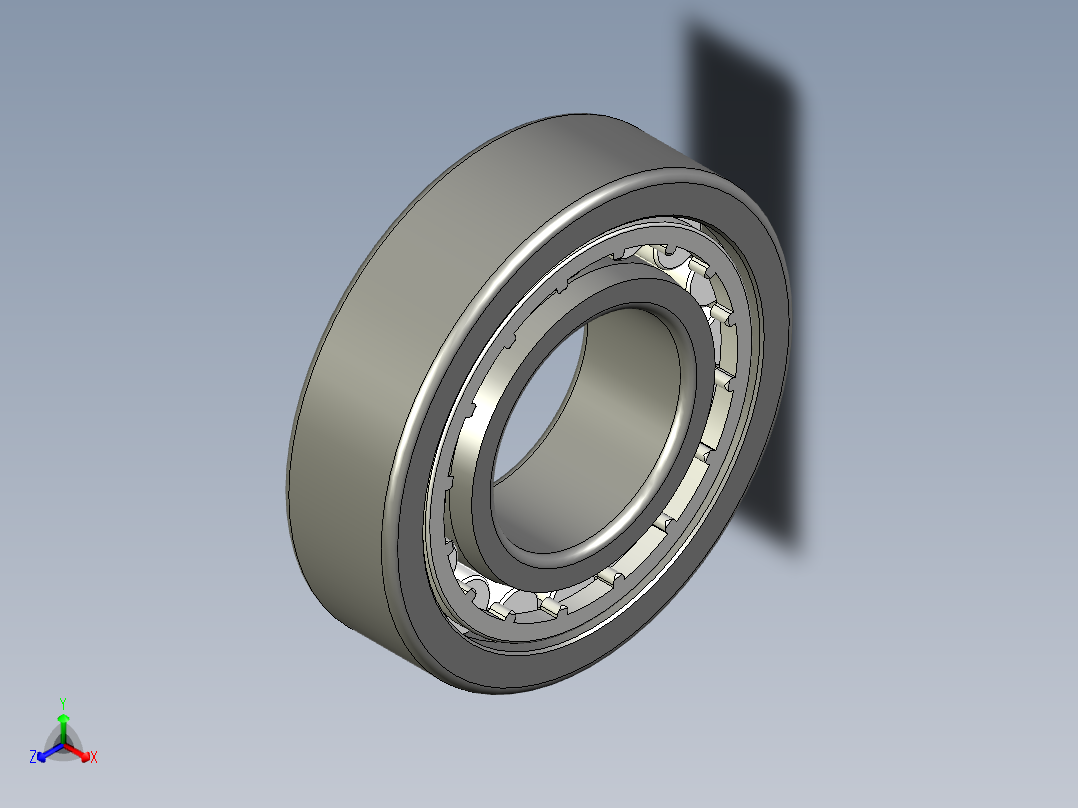 滚动接触轴承（正等轴测图