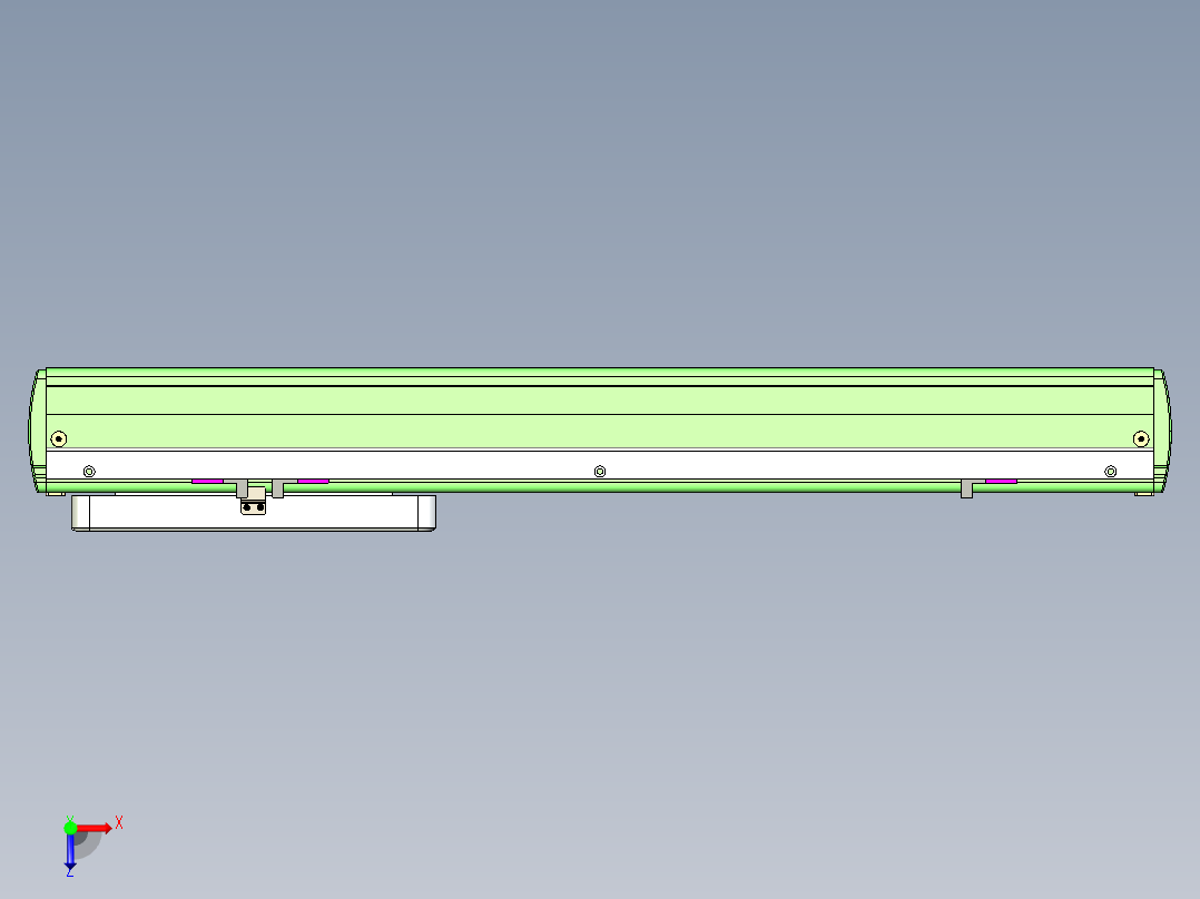 威洛博LC系列3d模型模组LC17E2Y-S400俯视图