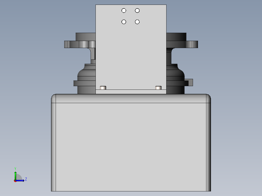 车床连接座加工工艺及铣削左端面夹具设计【含三维】左视图