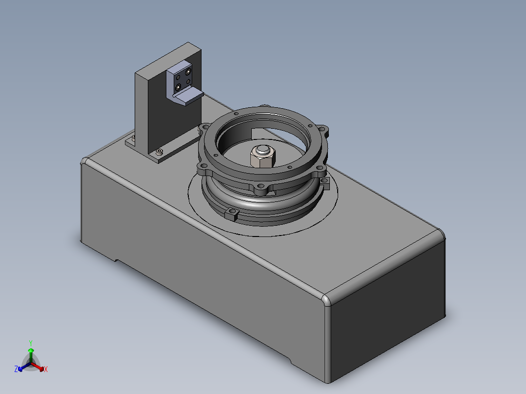 车床连接座加工工艺及铣削左端面夹具设计【含三维】正等轴测图