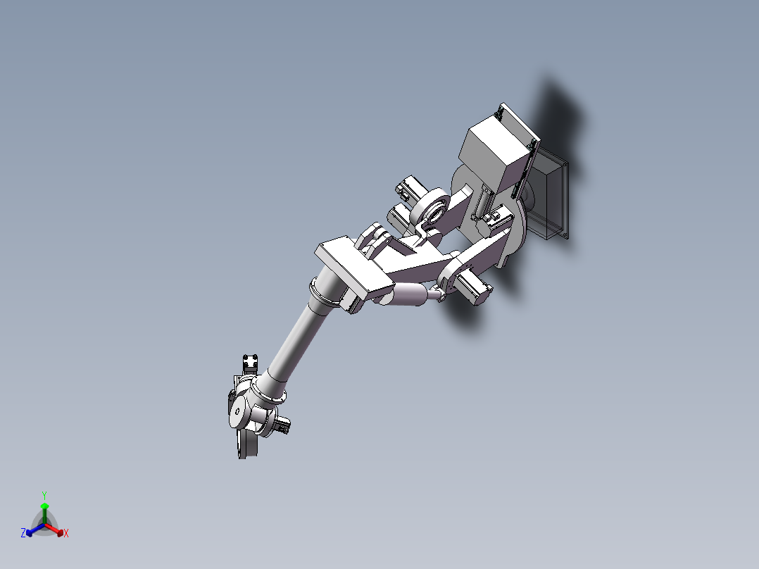 轮胎机械臂正等轴测图