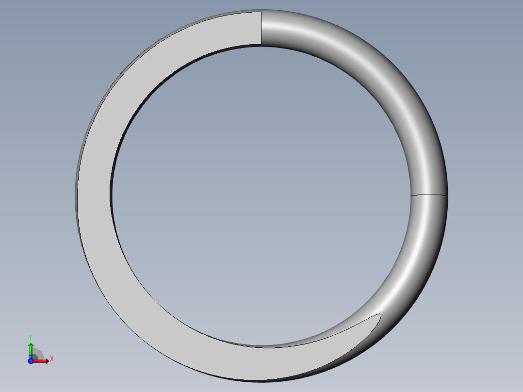 压簧2X18X6X25X5前视图