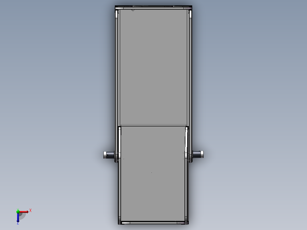 升降小车俯视图