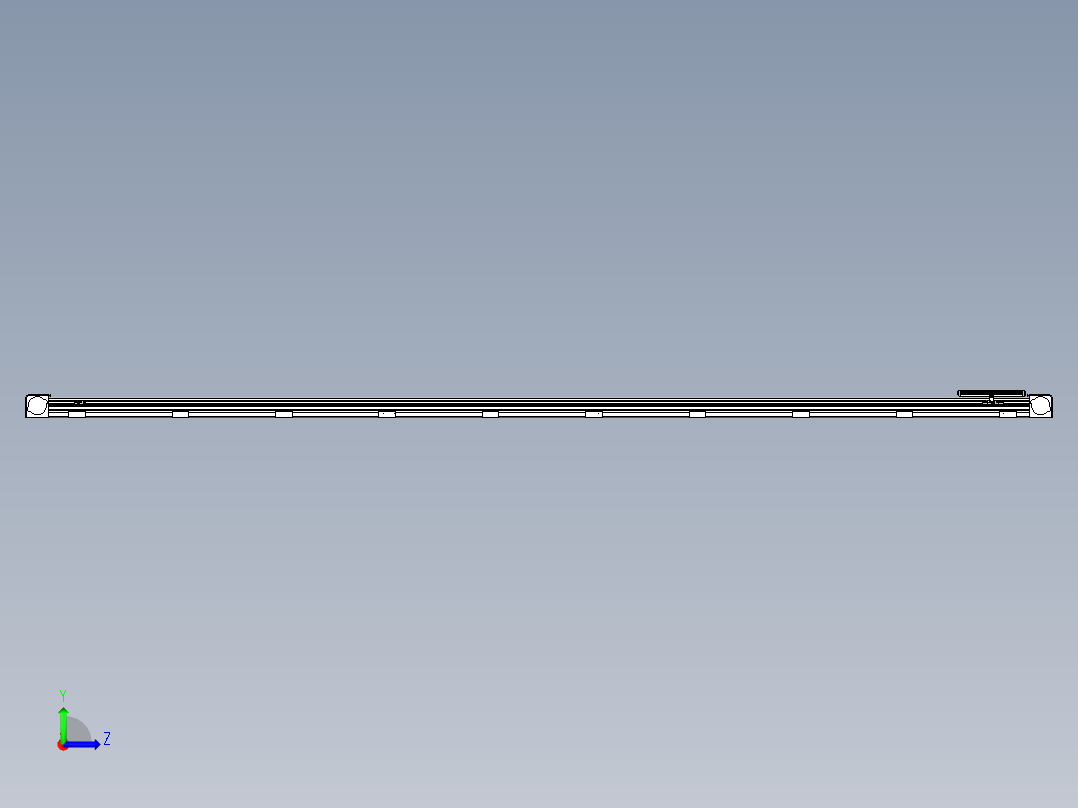同步带滑台-欧规B8-L176-S3500-L-ZP40-D3-N5左视图