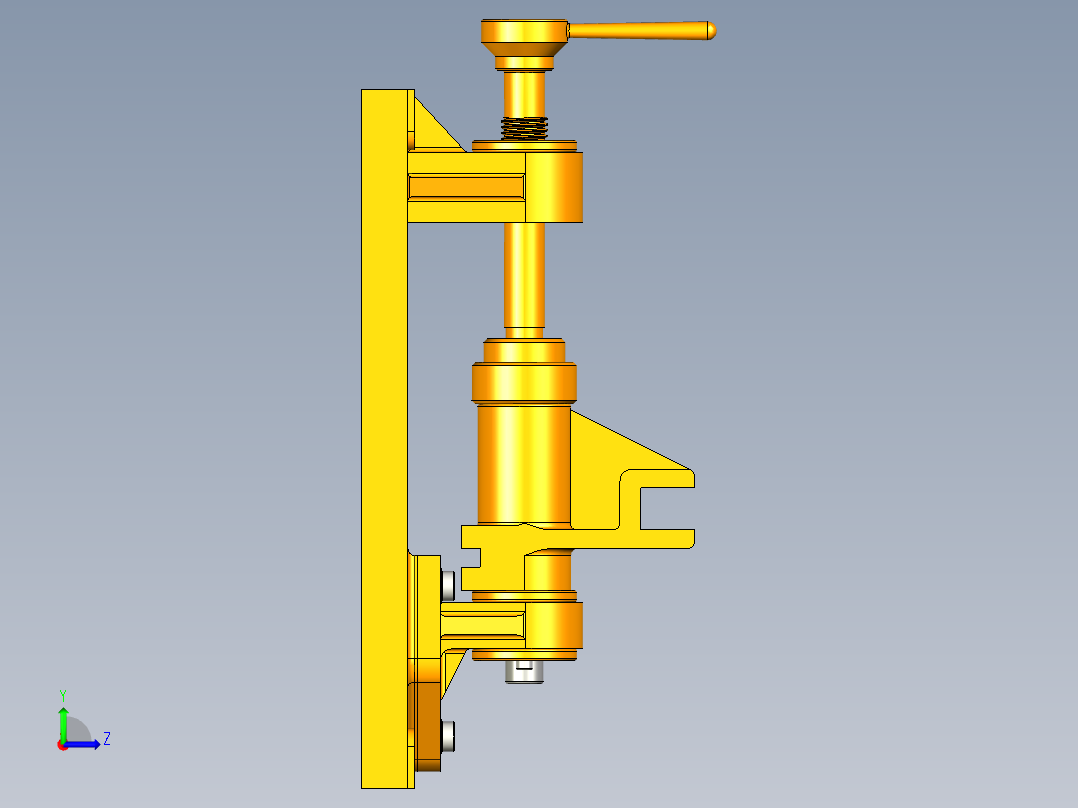 CA6140拨叉831005铣18槽夹具设计带三维加二维加说明书左视图