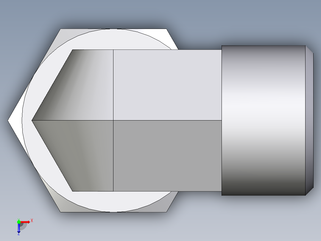卡套式工业通用硬管接头EO_Assembled_adjustable_standpipe_elbow_EVW12LROMD71俯视图