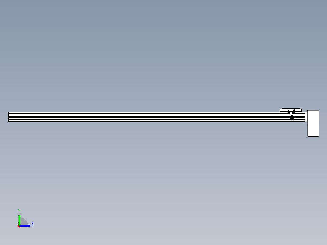同步带全封闭直线模组TPA-HCB-105D-90-L1500-LP-C-P20-N3左视图