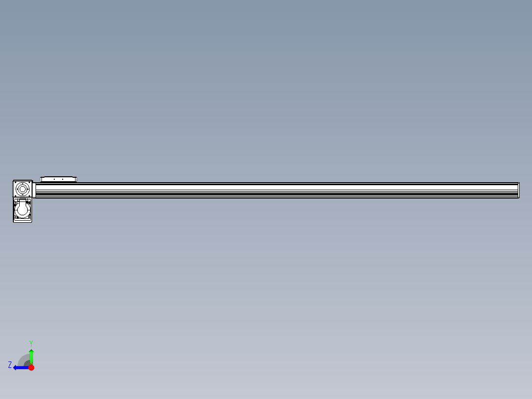 同步带全封闭直线模组TPA-HCB-105D-90-L1500-LP-C-P20-N3右视图