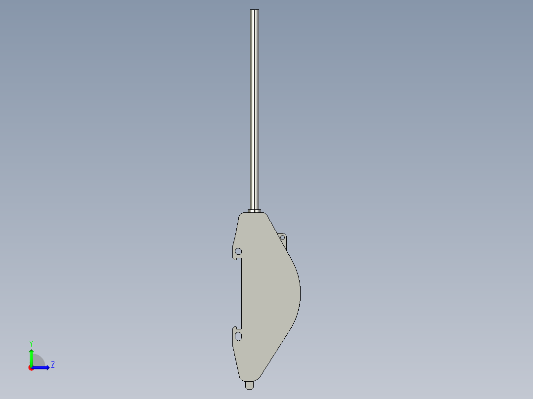 基恩士PS-X28_kc图纸模型左视图