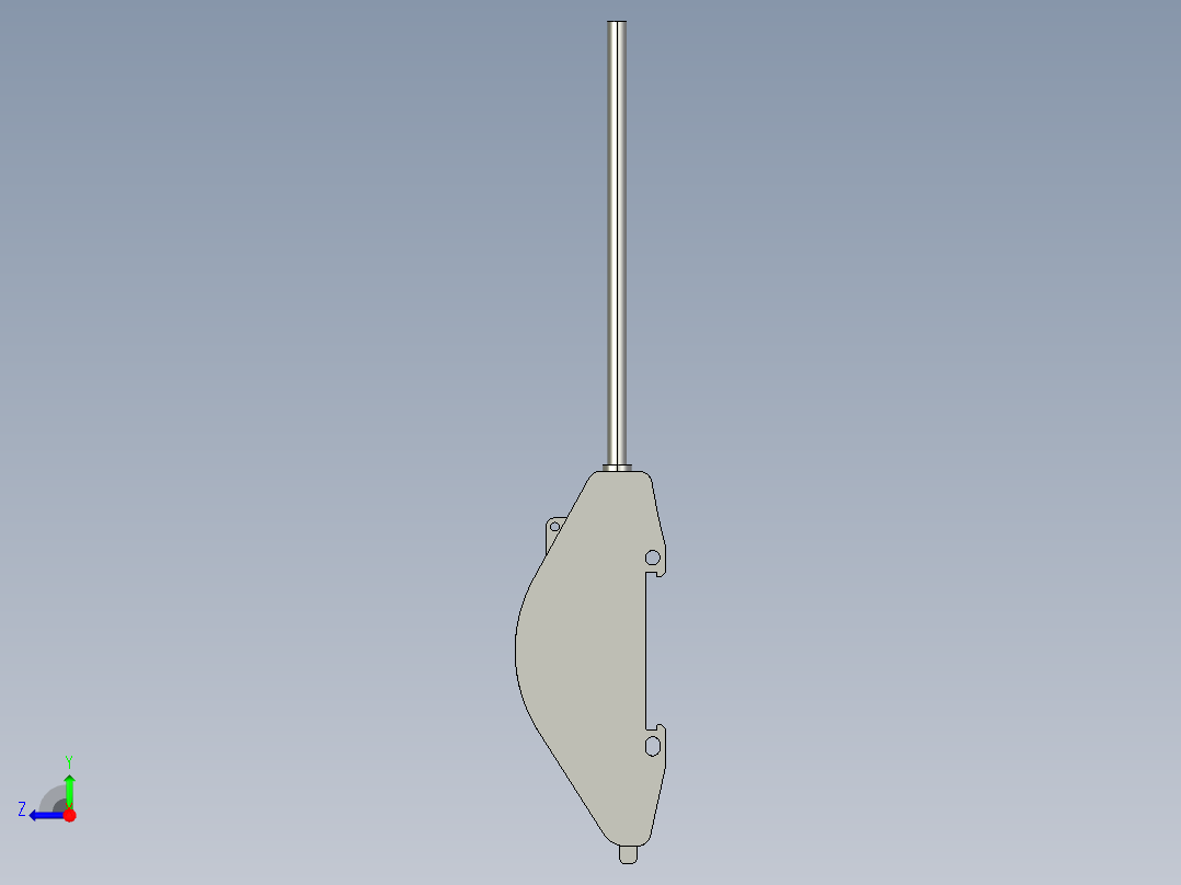 基恩士PS-X28_kc图纸模型右视图