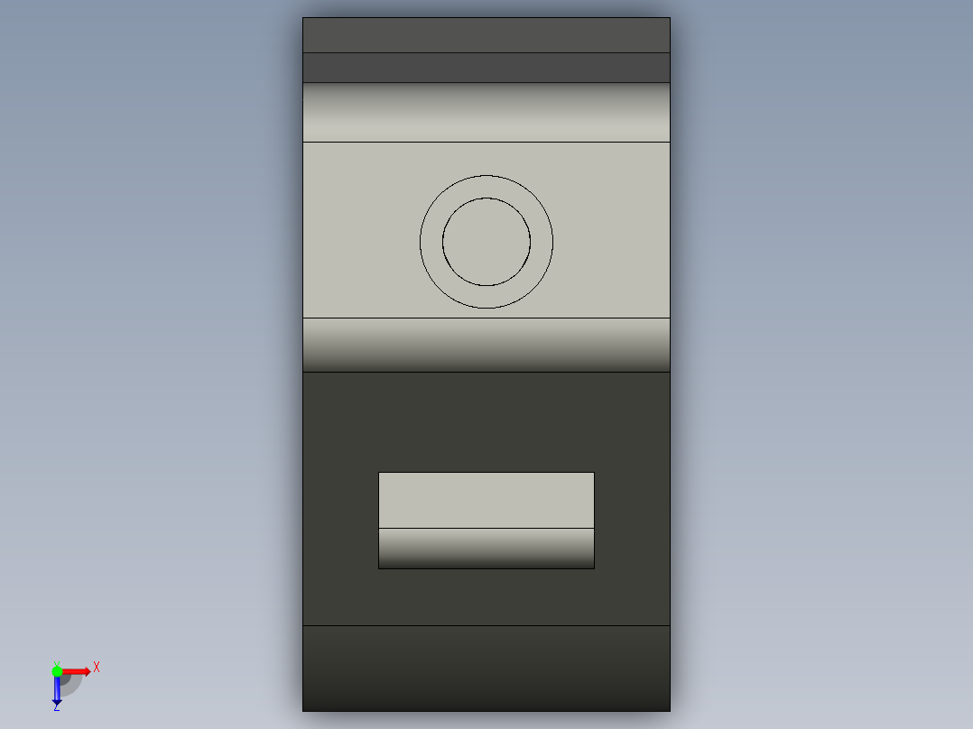 基恩士PS-X28_kc图纸模型俯视图