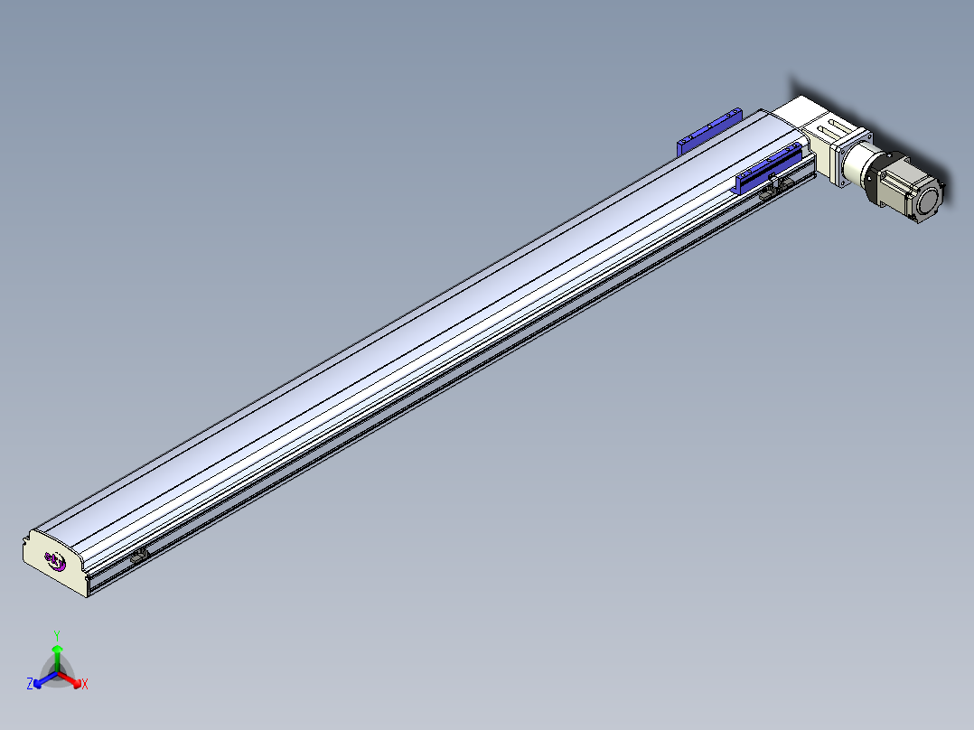 同步带滑台-半封闭B17-L100-S1650-R-P75-D3-N3