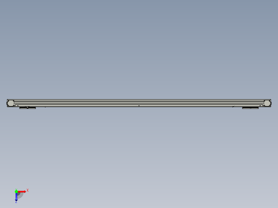 威洛博双电机滑台-VBC14S2-L100-S2000-BLR-P40-C6俯视图