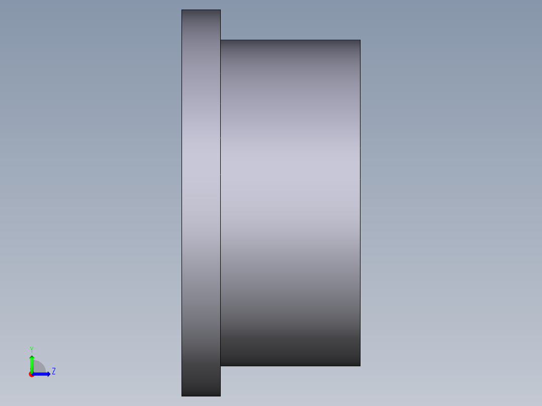 20QLV 用溶剂焊接插座锯齿面短，使用存根QLV、平垫片QHv X Y（QHv QHv Y只有当耦合的ISO DIN”ODV ODB法兰”）左视图