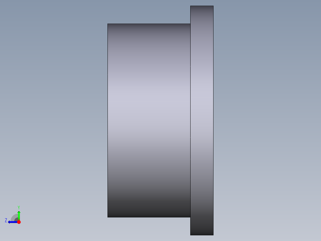 20QLV 用溶剂焊接插座锯齿面短，使用存根QLV、平垫片QHv X Y（QHv QHv Y只有当耦合的ISO DIN”ODV ODB法兰”）右视图