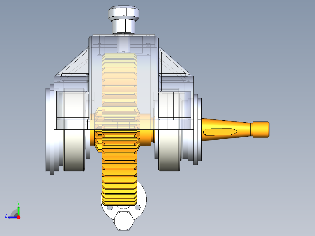 3D减速机-Catia右视图