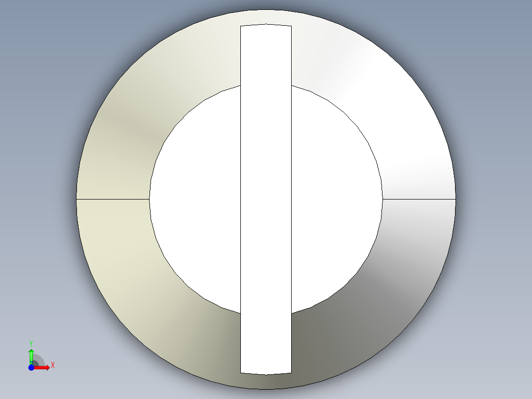 定位珠(輕荷重)(一字型)(A)2205-3D多系列多零件图纸模型前视图