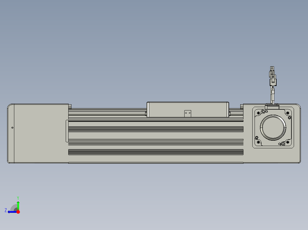 威洛博直线电机模组EB10-L224-S150-R-ZP75-MS3-5K右视图