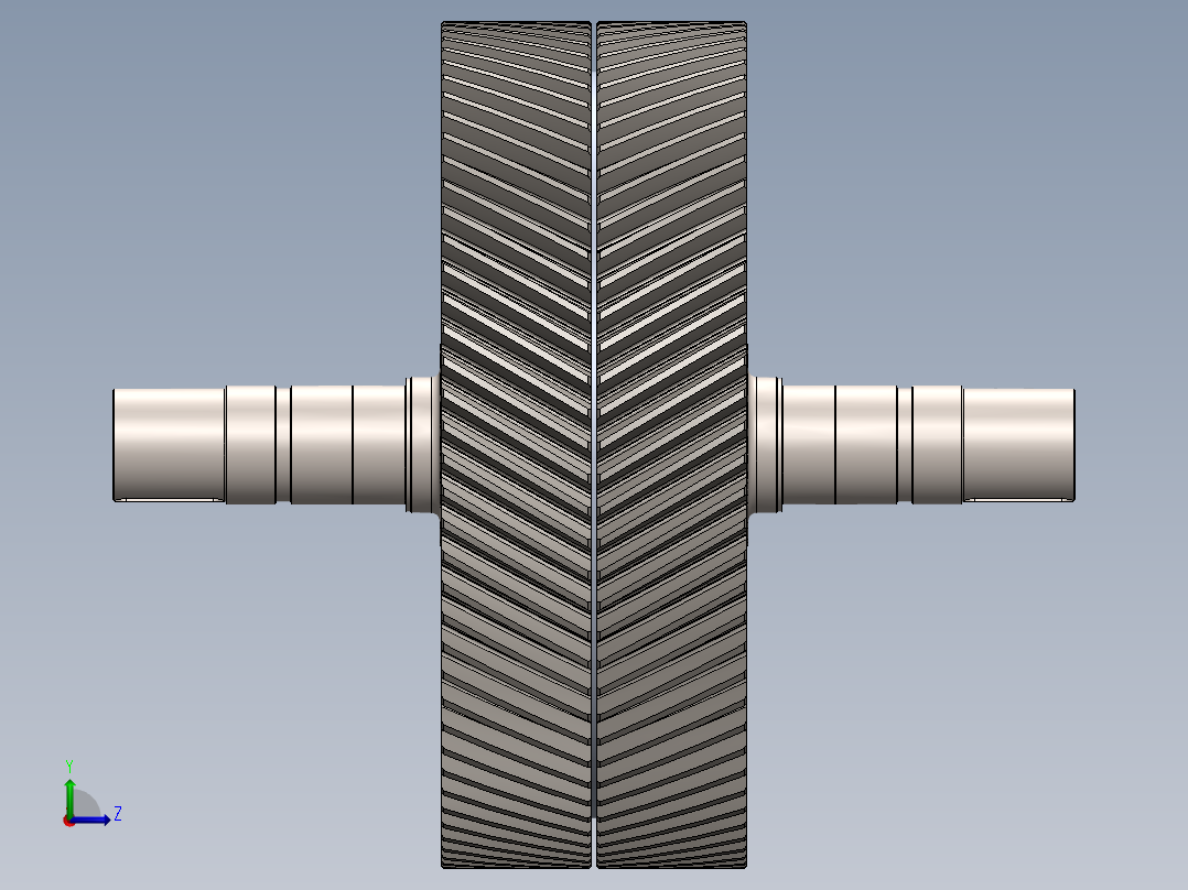 齿轮啮合 (70)左视图