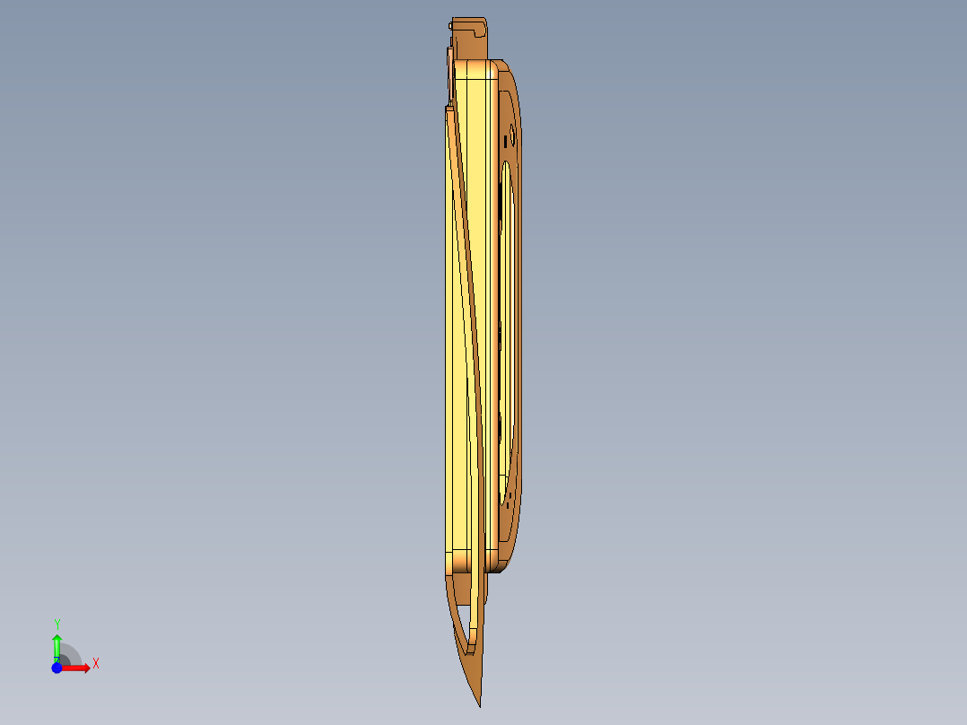 门框(白车身零件设计--catia前视图