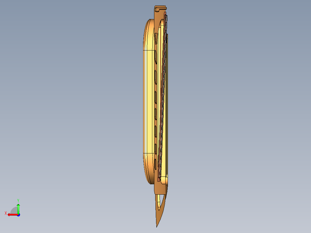 门框(白车身零件设计--catia后视图