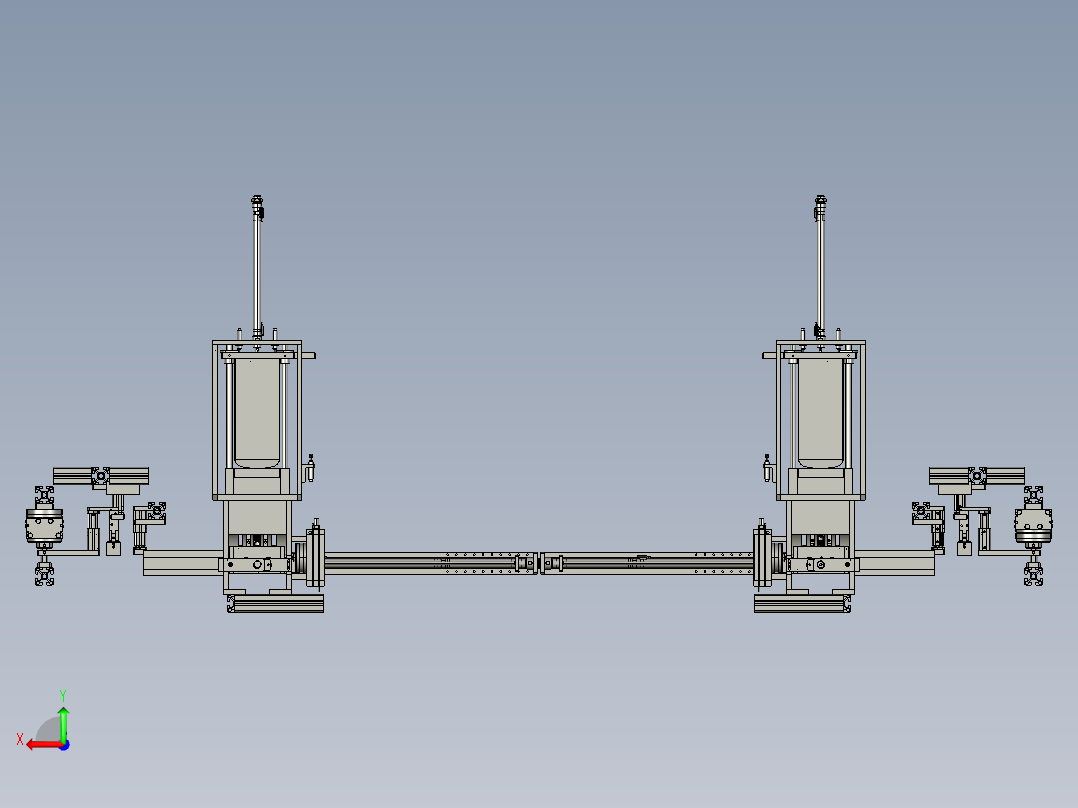 纸壳自动折叠机后视图