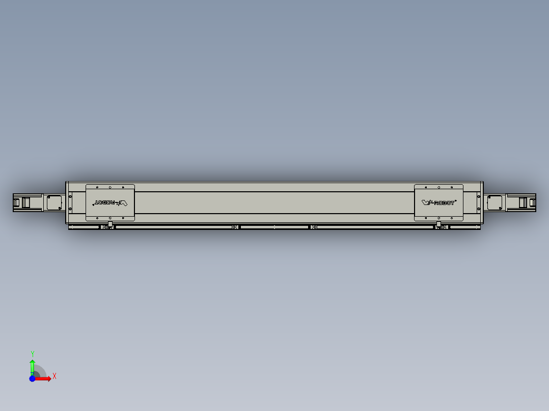 威洛博双电机滑台-VC14D2-S400-BC-P40-C6前视图