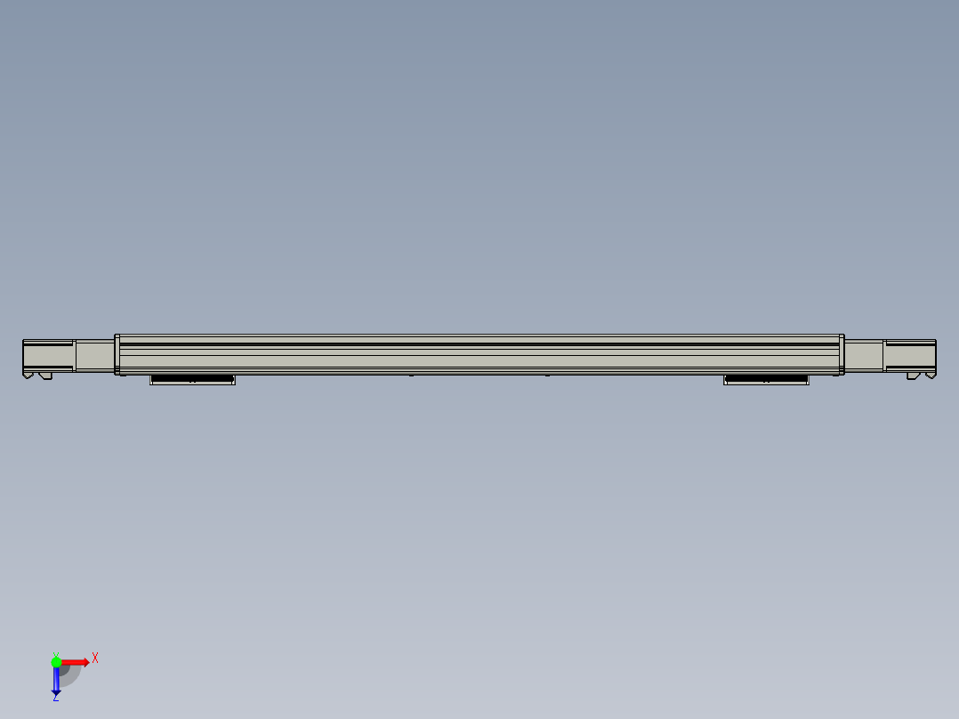 威洛博双电机滑台-VC14D2-S400-BC-P40-C6俯视图