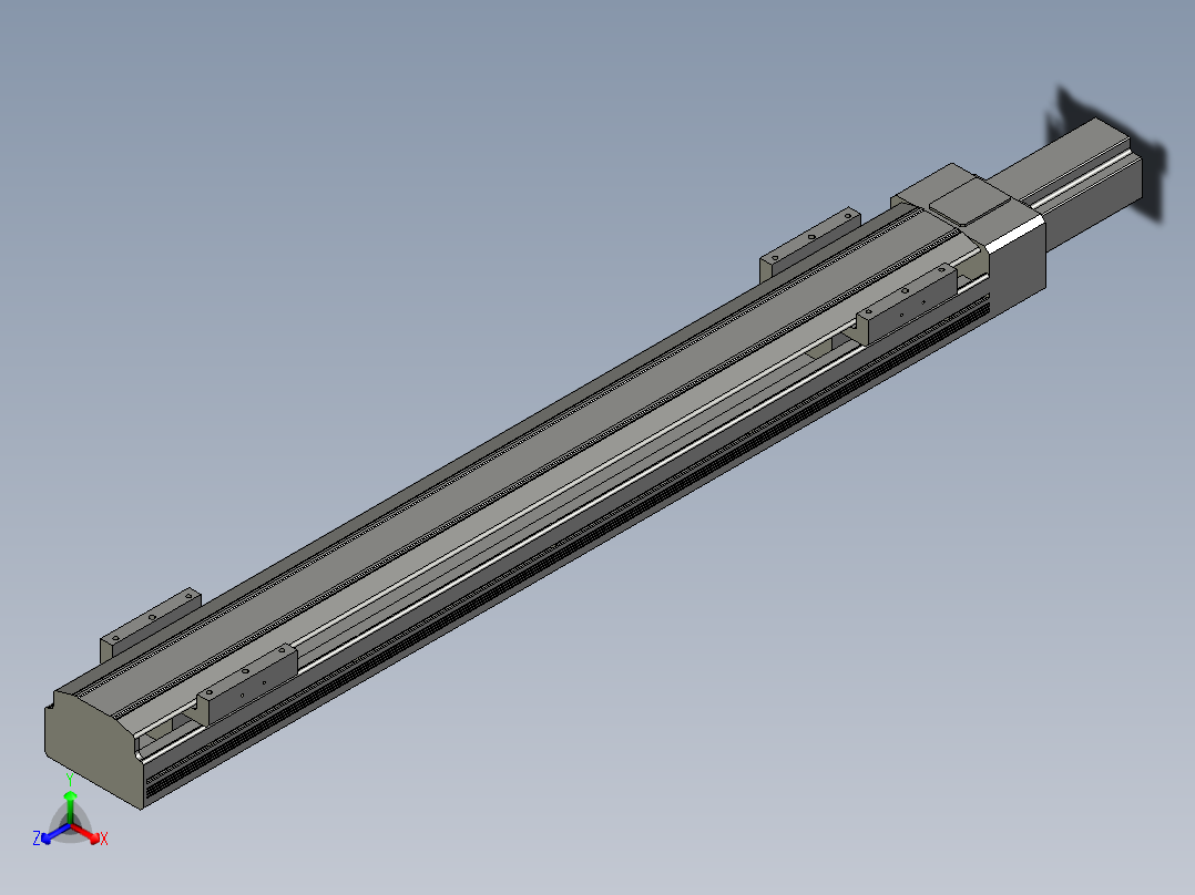 直线模组LHAT10-CA-S650-M-C3设计图纸