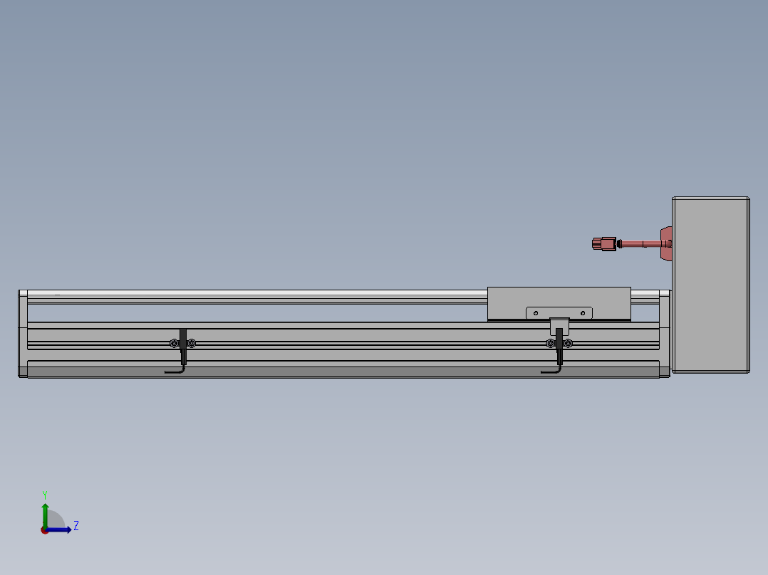精密模组MT170-L125-400-LU-M75-C4左视图