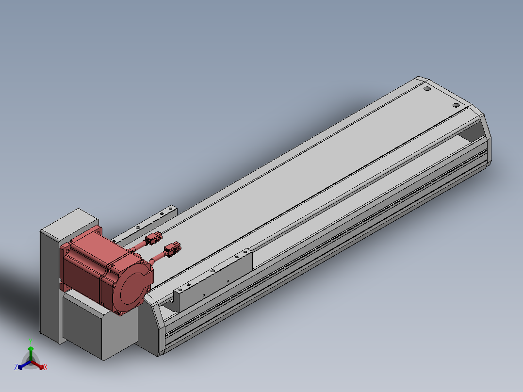 精密模组MT170-L125-400-LU-M75-C4正等轴测图