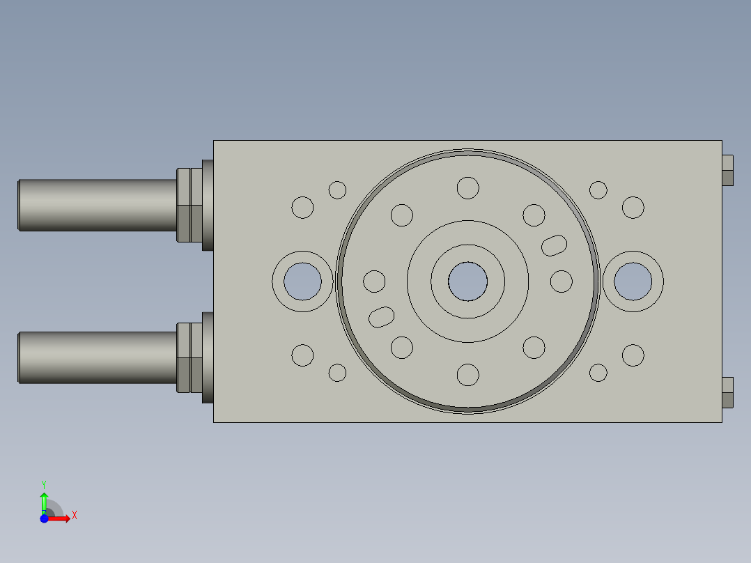 旋转气爪PRC20S前视图