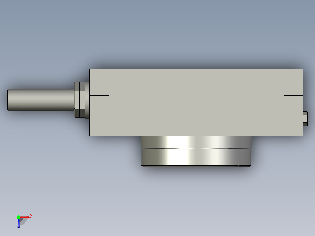 旋转气爪PRC20S俯视图
