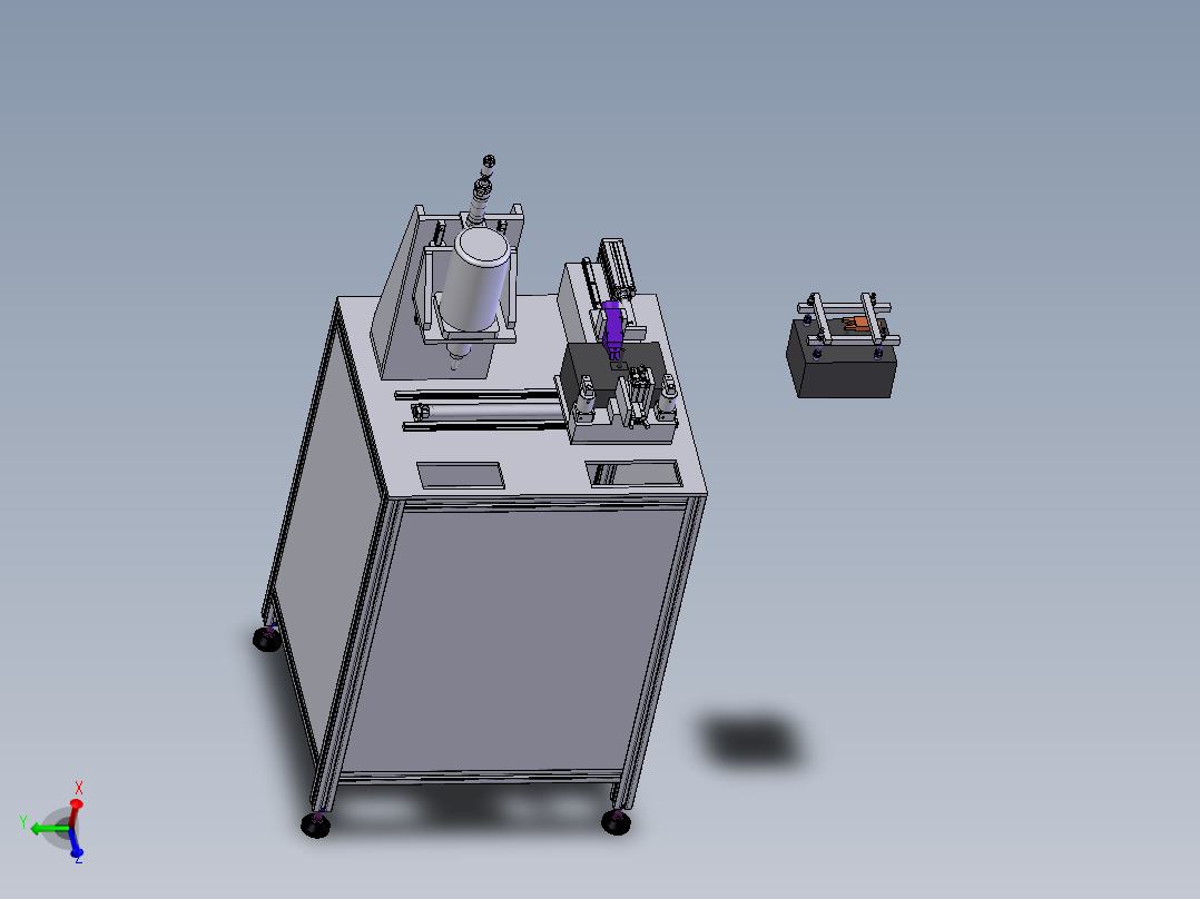 注塑产品胶口剪切铣平设备sw21可编辑
