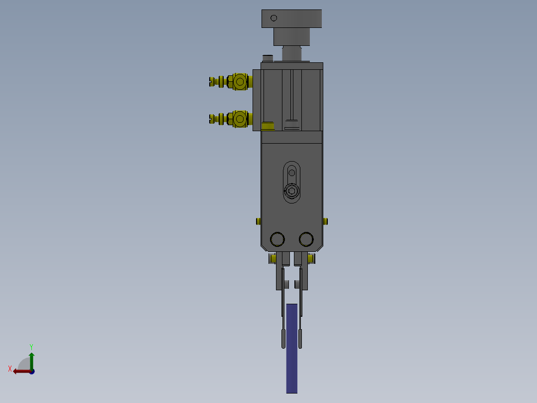 M17统一夹具后视图