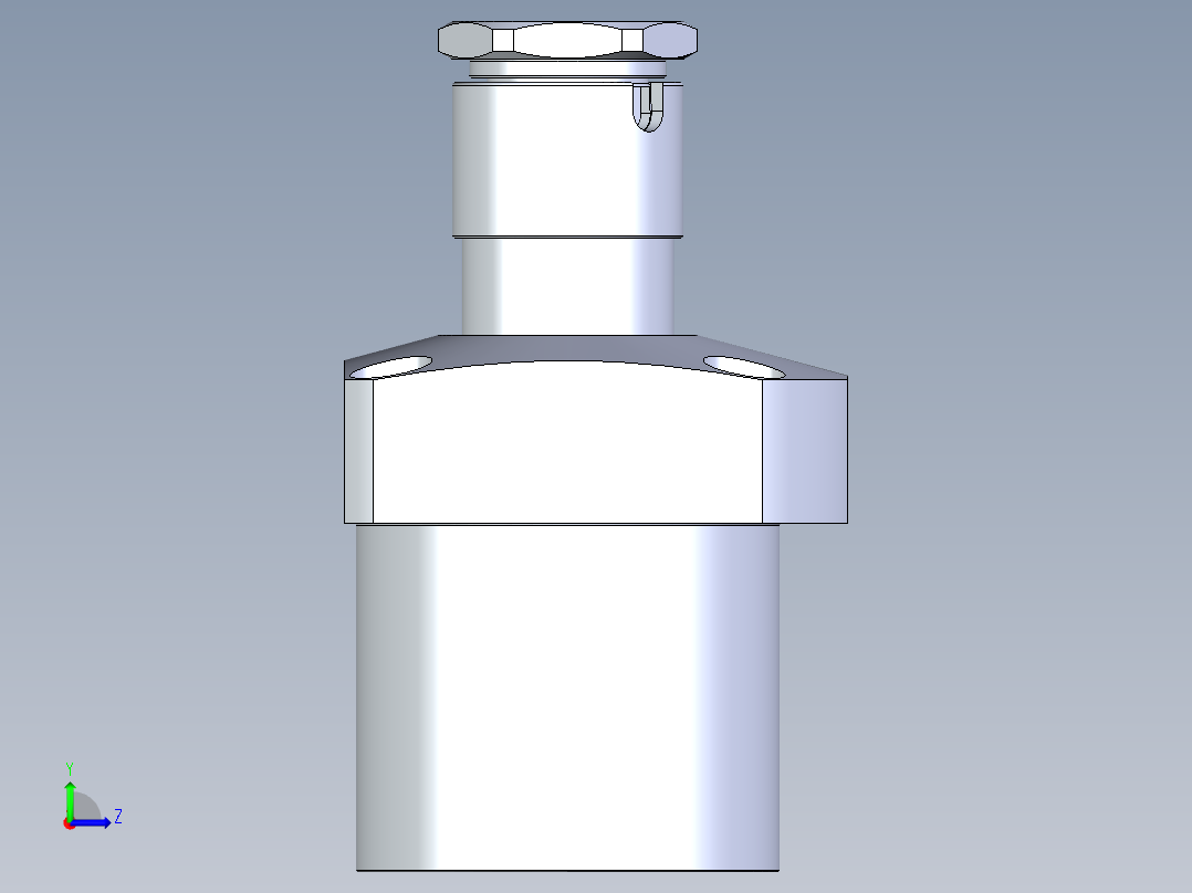KOSMEKLG0900-SL-Y45多系列多零件图纸模型左视图