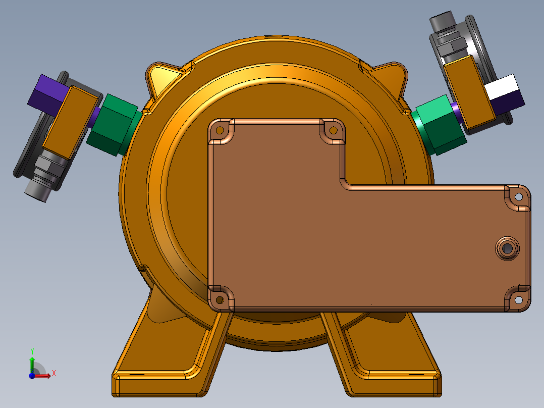 多点电动油脂润滑泵==1020958=100前视图