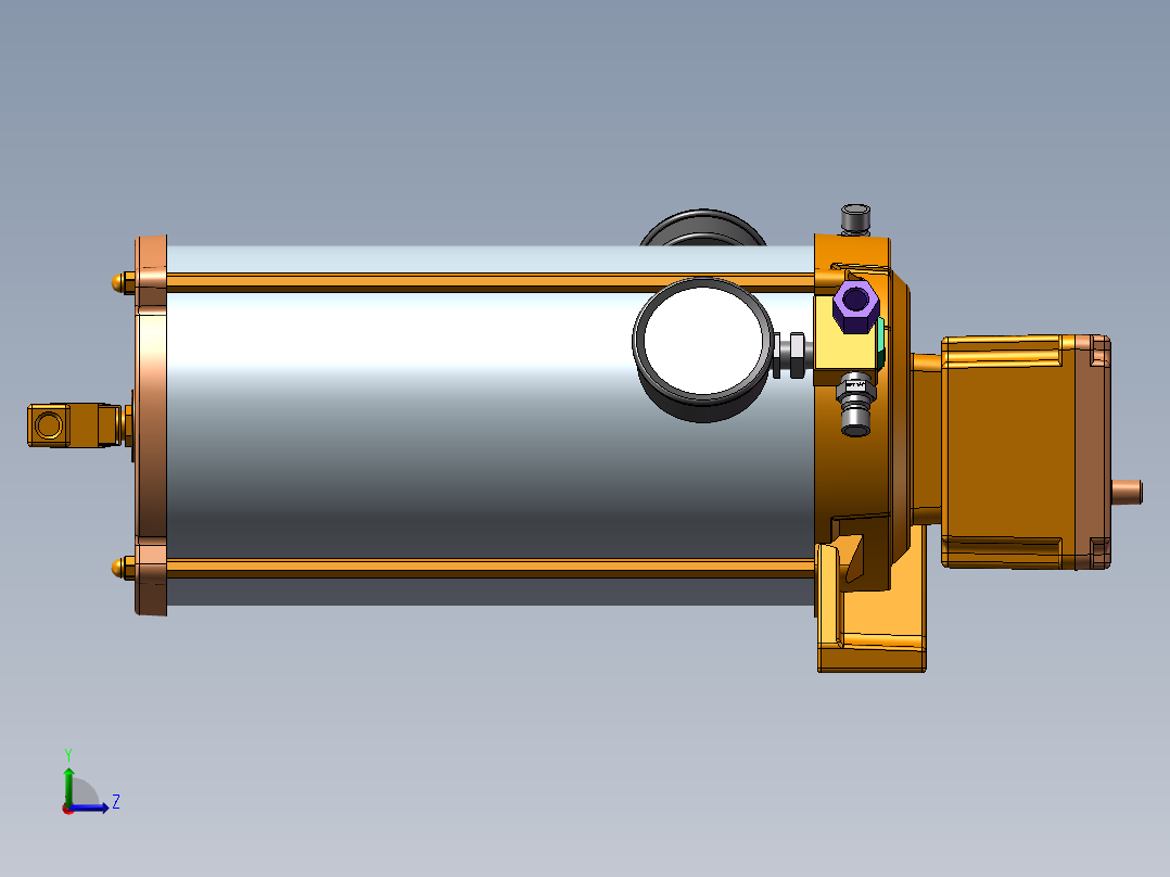 多点电动油脂润滑泵==1020958=100左视图