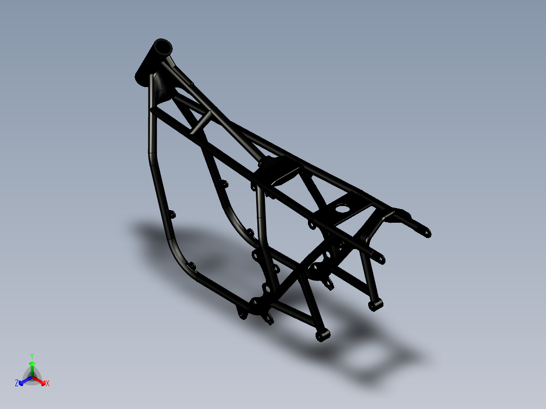 Honda CB75本田车架