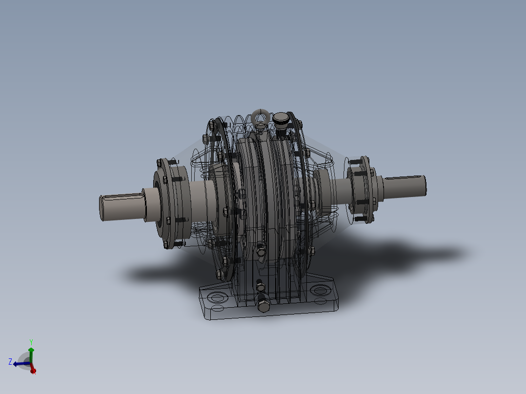 NGW型行星齿轮减速器设计（含三维SW建模及运动仿真）