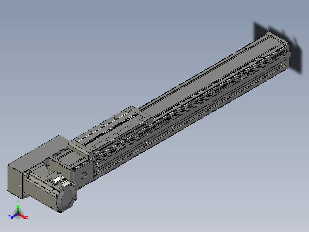 欧规系列-LB8-L75-S450-BR-ZP75-C3正等轴测图