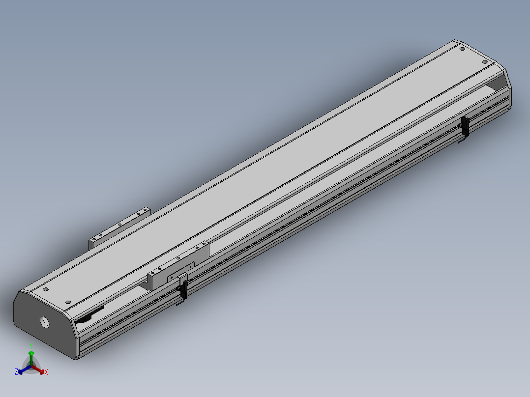 精密模组MY170-T10-750L-M-P40B-C4-C正等轴测图