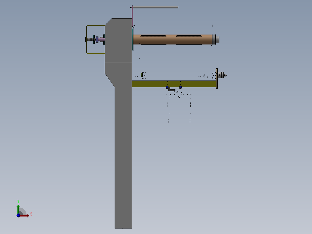 全自动枕式包装机前视图