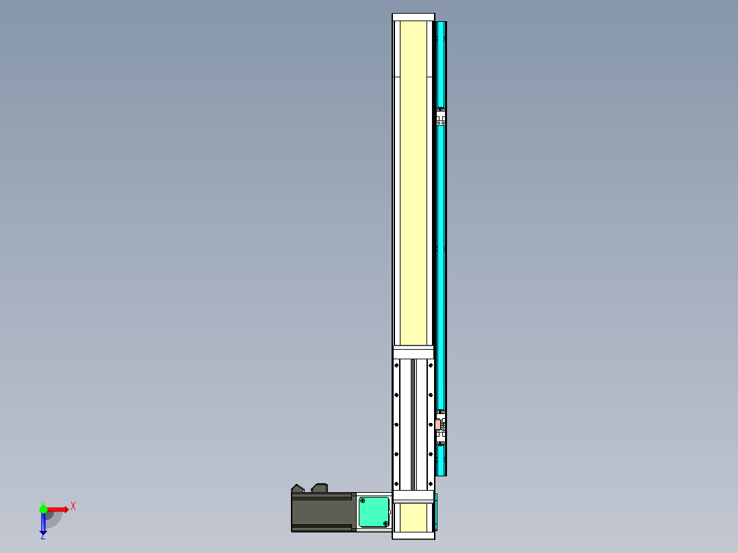欧规系列-LB6-L130-C-S450-BR-P40-D3俯视图