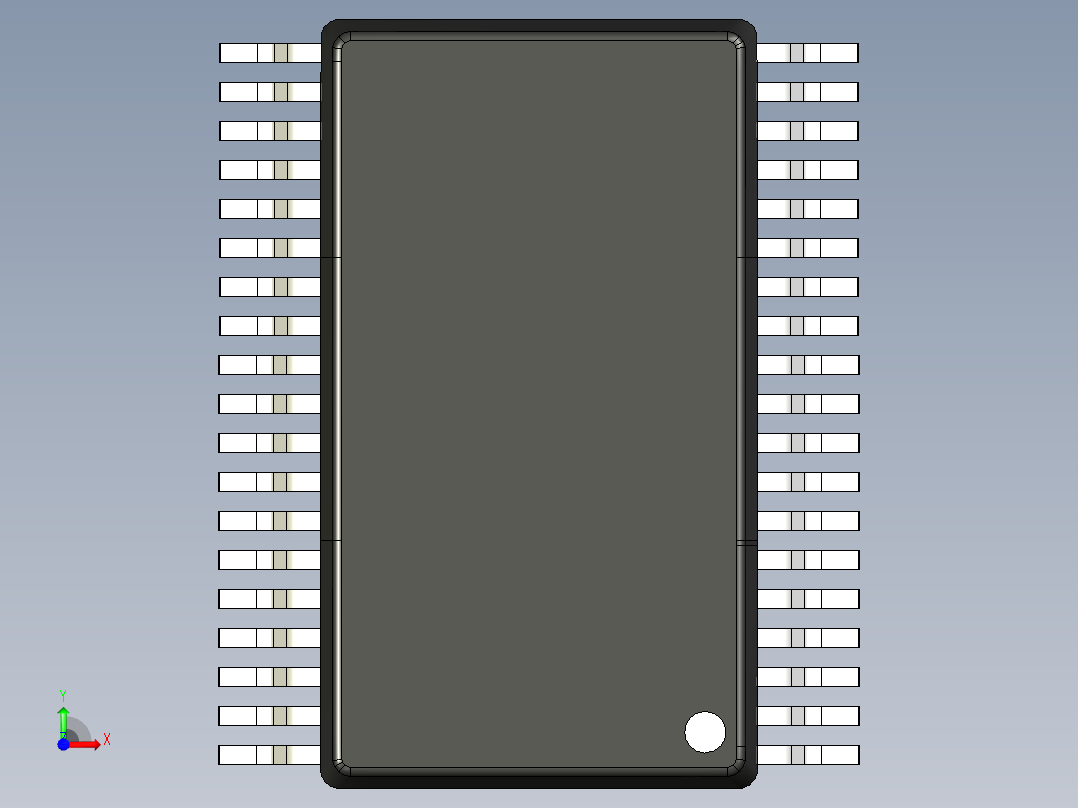 TVSOP集成电路前视图
